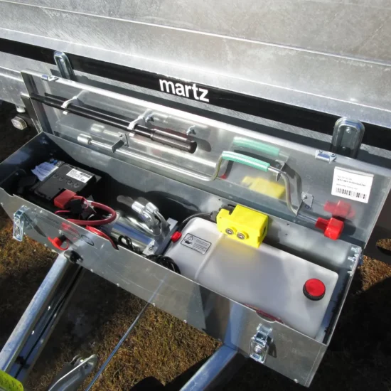 Anhänger Martz Tipper HD 400/3S 3500 kg - 3-Seiten-Elektro- & Handkipper – Bild 12