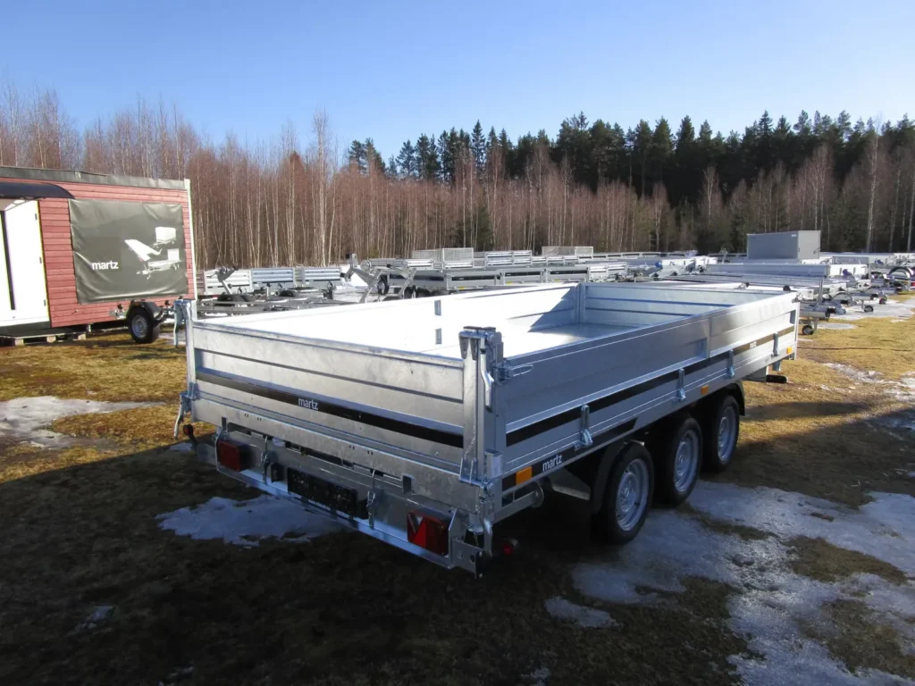 Anhänger Martz Tipper HD 400/3S 3500 kg - 3-Seiten-Elektro- & Handkipper