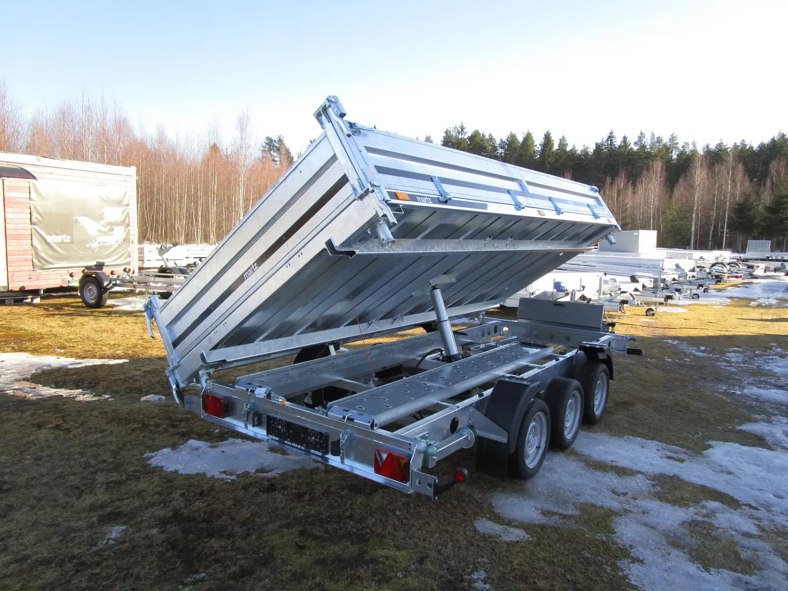 Anhänger Martz Tipper HD 400/3S 3500 kg - 3-Seiten-Elektro- & Handkipper – Bild 15