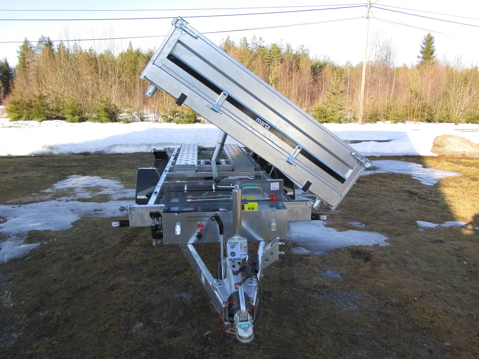 Anhänger Martz Tipper HD 400/3S 3500 kg - 3-Seiten-Elektro- & Handkipper – Bild 16