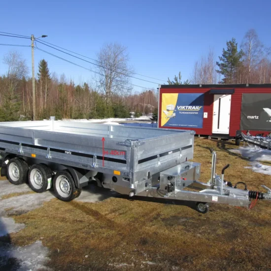 Anhänger Martz Tipper HD 400/3S 3500 kg - 3-Seiten-Elektro- & Handkipper – Bild 8