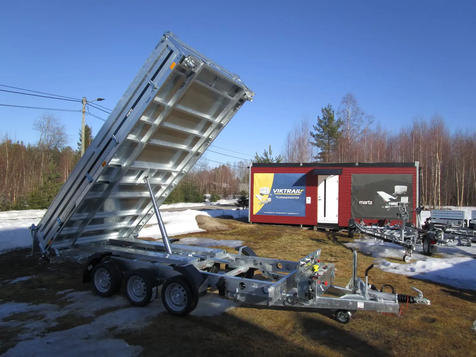 Anhänger Martz Tipper HD 400/3S 3500 kg - 3-Seiten-Elektro- & Handkipper – Bild 6