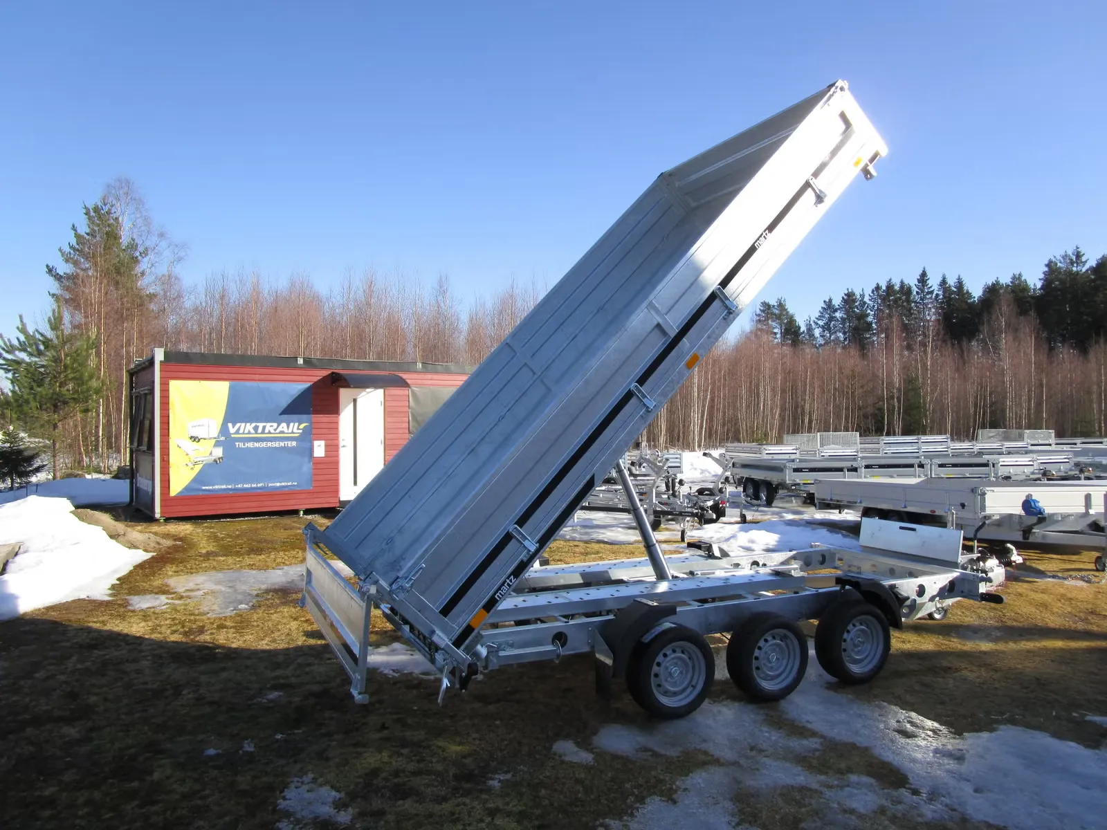 Anhänger Martz Tipper HD 400/3S 3500 kg - 3-Seiten-Elektro- & Handkipper – Bild 9