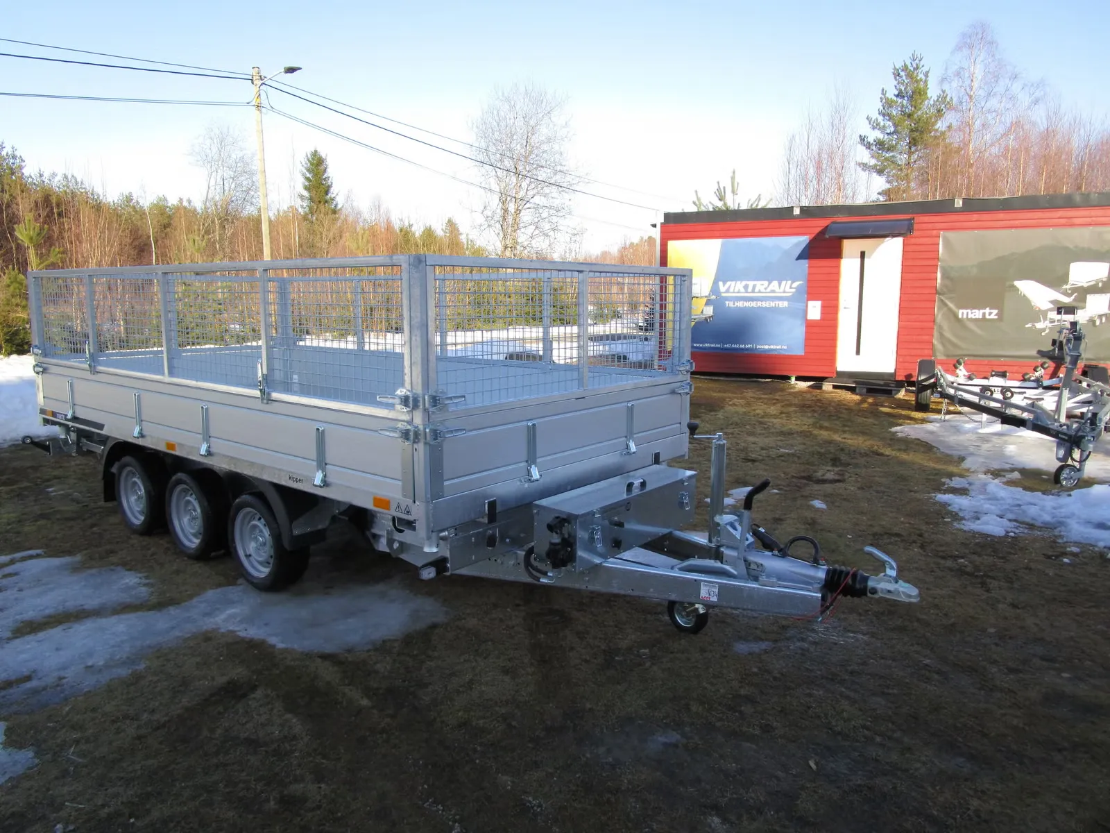 Anhänger Martz Tipper HD 400/3S 3500 kg - 3-Seiten-Elektro- & Handkipper – Bild 10