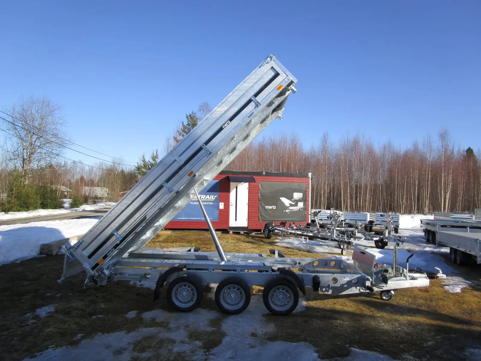 Anhänger Martz Tipper HD 400/3S 3500 kg - 3-Seiten-Elektro- & Handkipper – Bild 11
