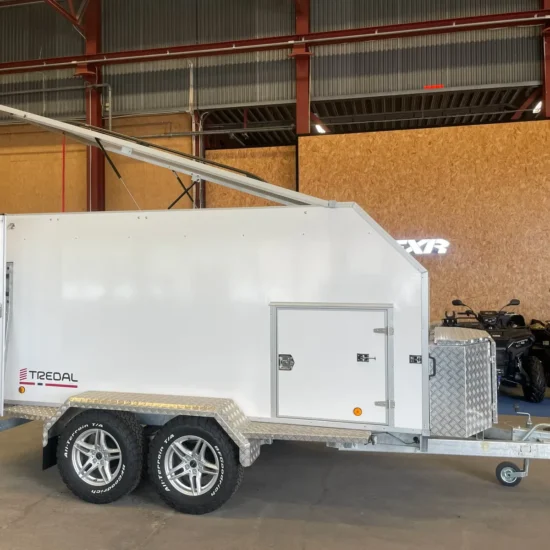 Offroad-Gepäckanhänger Tredal Custom T-23-UNSLK-OR (2.300 kg mit Spirax-Einzelradaufhängung) – Bild 4