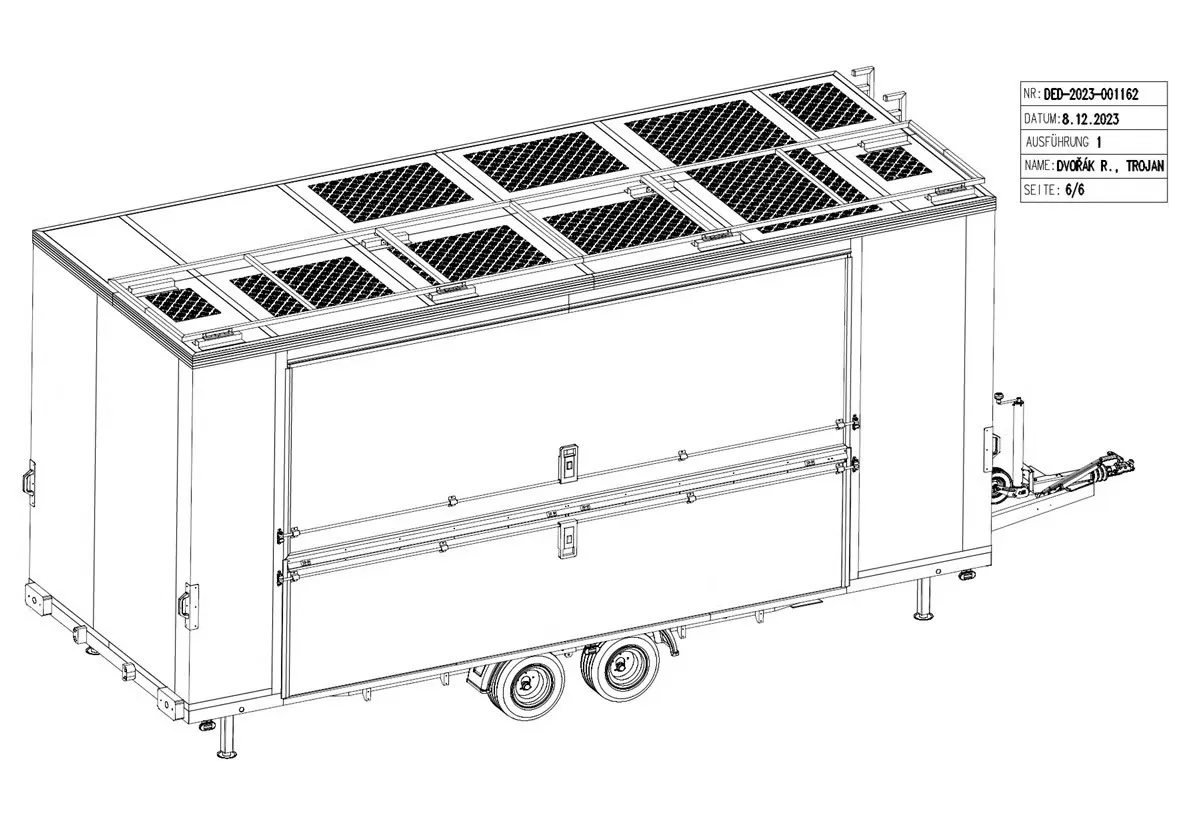 Messe- und Ausstellungsanhänger Wiks Box Trailer HK (2.700 kg Spezial-Messekoffer) – Bild 3