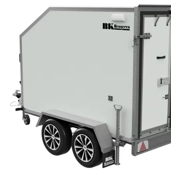 Kofferanhänger BK Hengeren PLC 2025 (2.000 kg Tandemkoffer mit geneigtem Dach & Wabenstruktur) – Bild 3