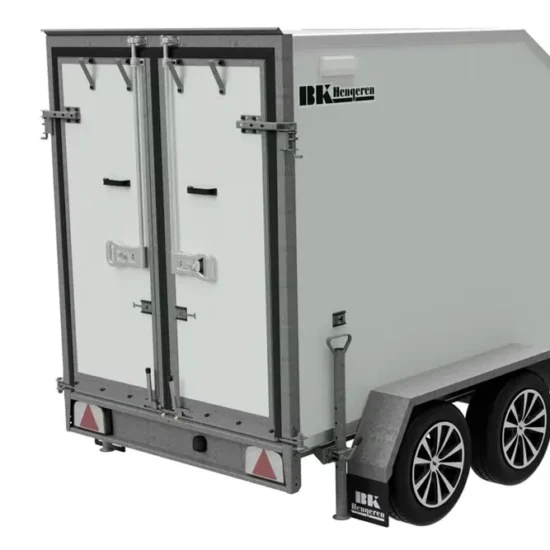 Kofferanhänger BK Hengeren PLC 2025 (2.000 kg Tandemkoffer mit geneigtem Dach & Wabenstruktur) – Bild 5