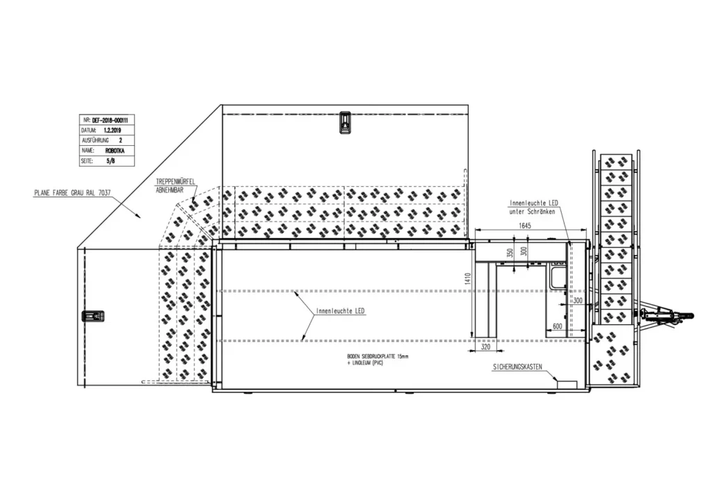 Messe- und Ausstellungsanhänger Wiks Robotka (3.000 kg Premium-Showroom-Anhänger)