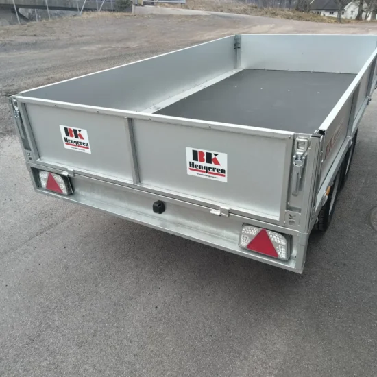 Anhänger BK PHN 2732B mit langem Zugdreieck - Profi-Hochlader – Bild 4