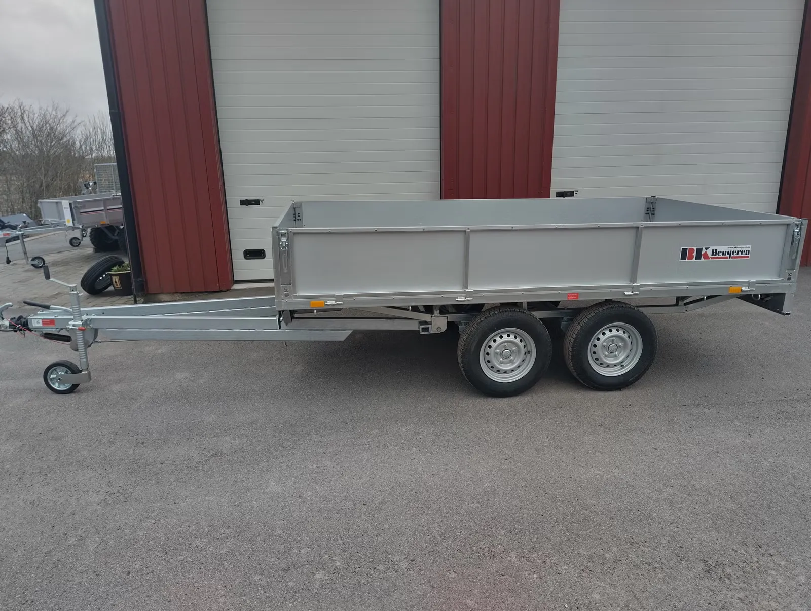 Anhänger BK PHN 2732B mit langem Zugdreieck - Profi-Hochlader – Bild 2