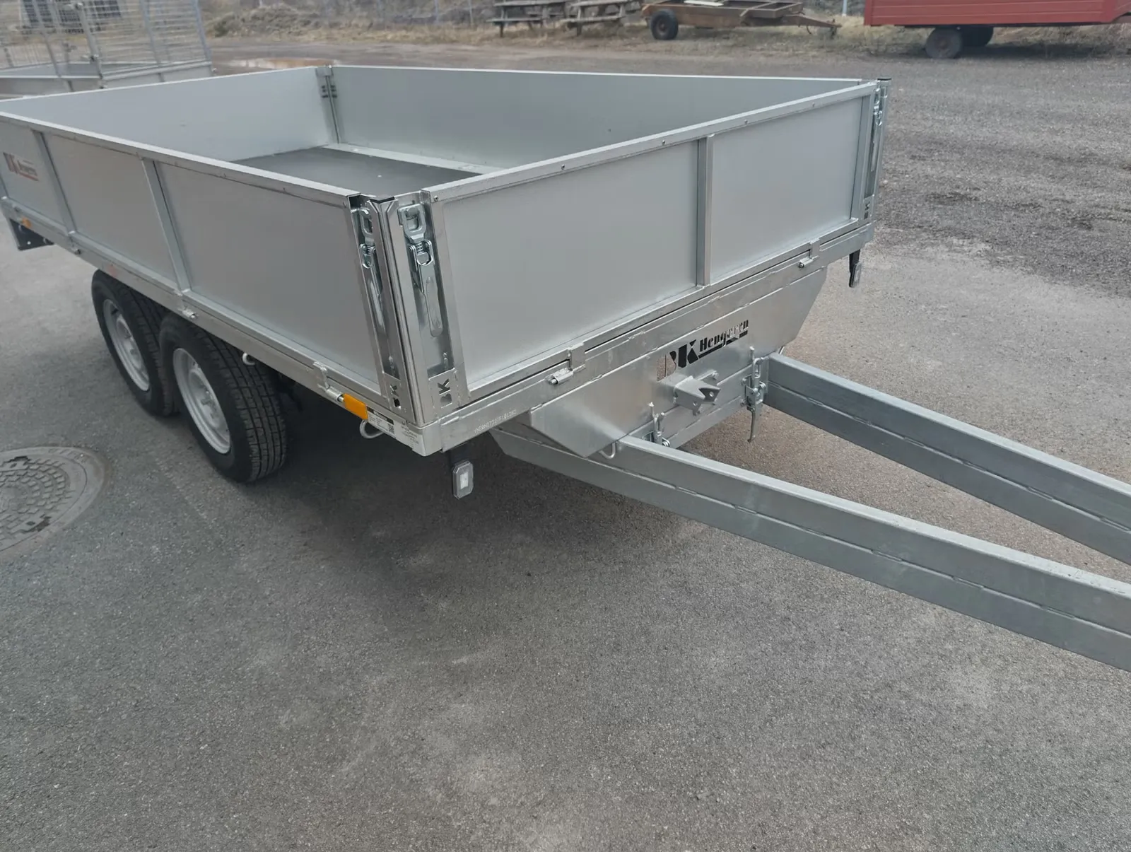 Anhänger BK PHN 2732B mit langem Zugdreieck - Profi-Hochlader – Bild 6