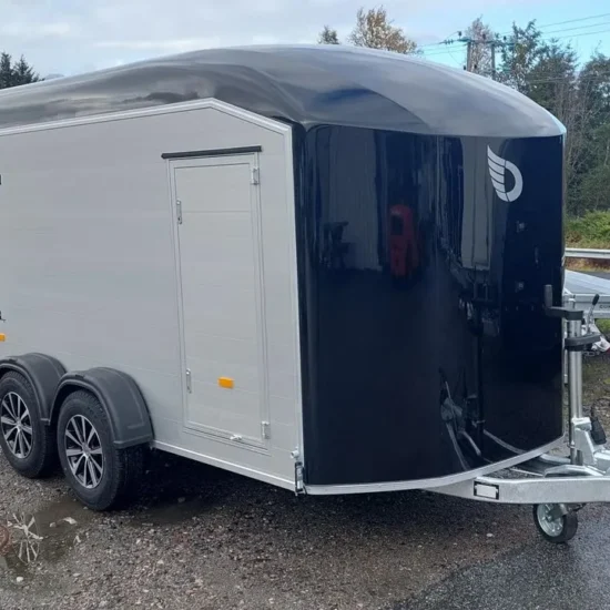Anhänger Debon Roadster 700 - Kofferanhänger mit Auffahrklappe & Seitentür – Bild 1