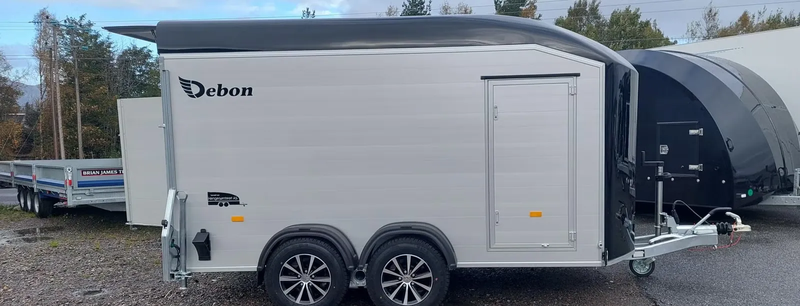 Anhänger Debon Roadster 700 - Kofferanhänger mit Auffahrklappe & Seitentür – Bild 12