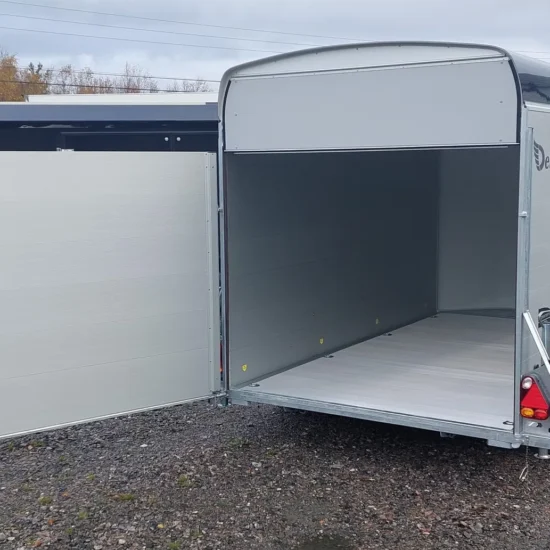 Anhänger Debon Roadster 700 - Kofferanhänger mit Auffahrklappe & Seitentür – Bild 7