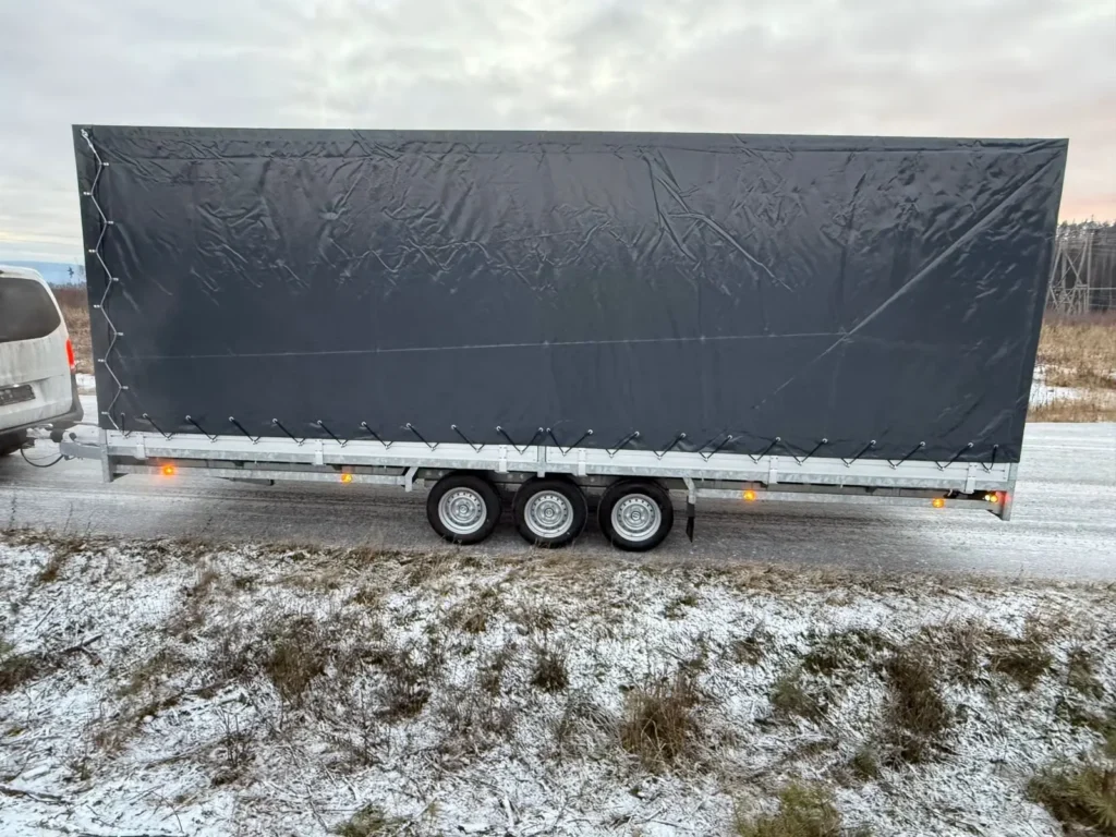 Anhänger Hulco MEDAX-3 3500 kg - Profi-Planenanhänger & Hochlader
