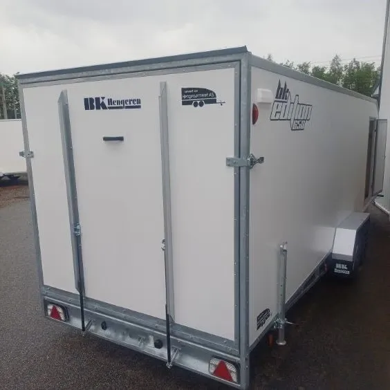 Kofferanhänger BK Hengeren PLC 2765 (2.700 kg Tandem-Koffer / Motorschlittenanhänger)