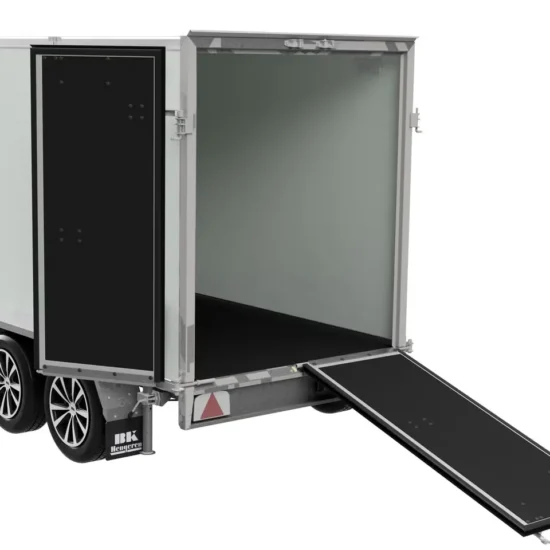 B Khengeren PLC 1325 Kofferanhänger - 1300kg Gebremst Wabenplatte LED 14 Zoll M+S – Bild 1