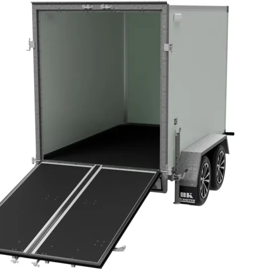 B Khengeren PLC 1325 Kofferanhänger - 1300kg Gebremst Wabenplatte LED 14 Zoll M+S – Bild 7