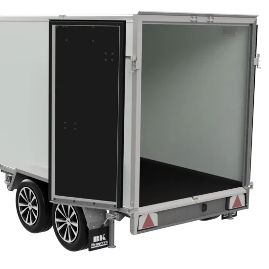 B Khengeren PLC 1325 Kofferanhänger - 1300kg Gebremst Wabenplatte LED 14 Zoll M+S – Bild 8