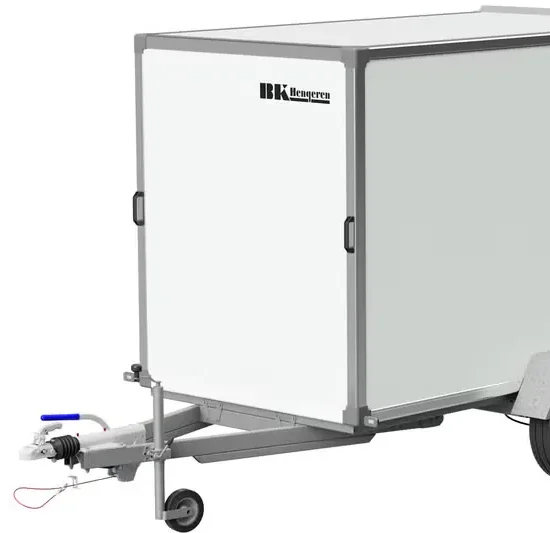 B Khengeren PLC 1325 Kofferanhänger - 1300kg Gebremst Wabenplatte LED 14 Zoll M+S – Bild 3