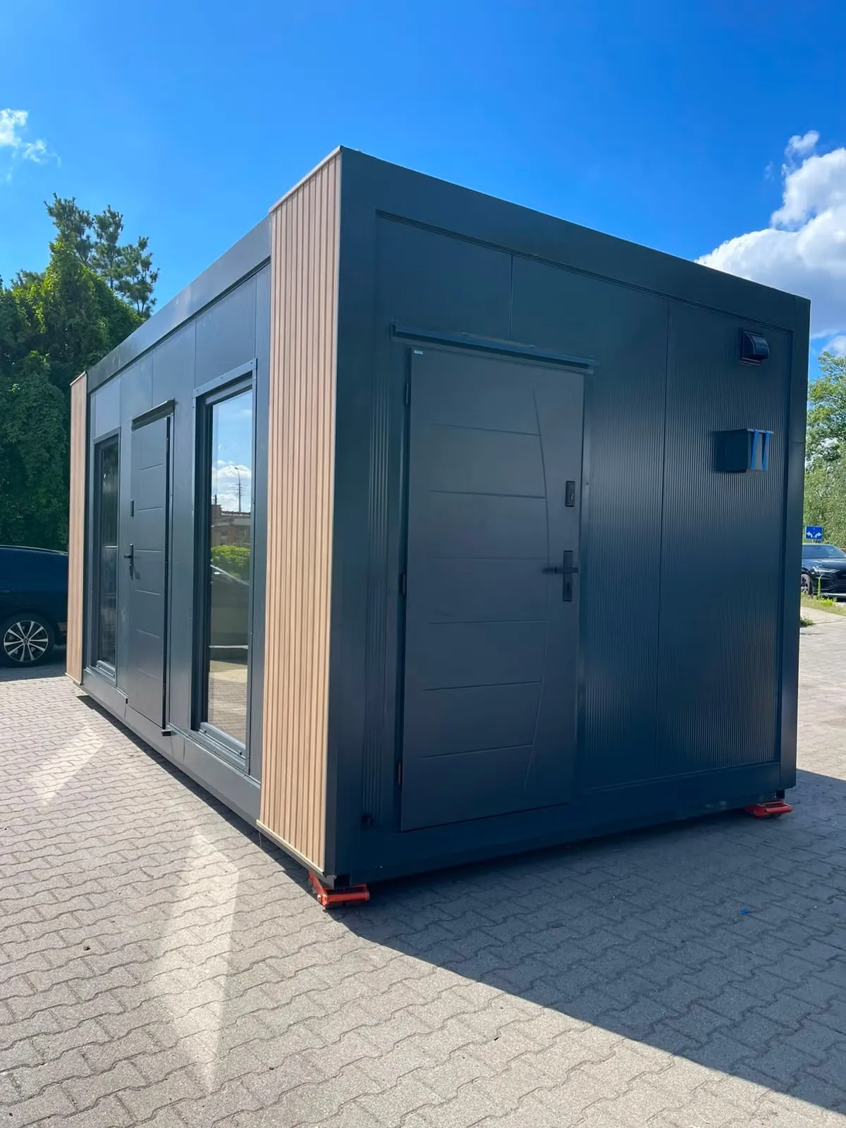 Modulhaus - Bürocontainer 3x6m - TEK17 Isolation - Vollverglast - Klima - Elektro - Hörmann Tür - Neu – Bild 17