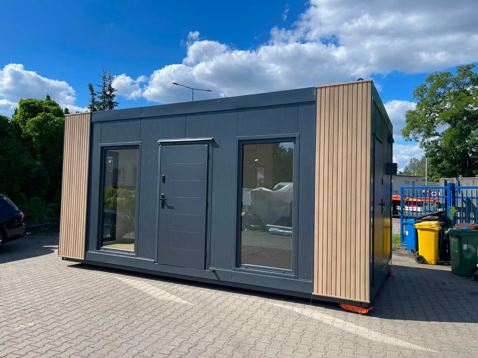 Modulhaus - Bürocontainer 3x6m - TEK17 Isolation - Vollverglast - Klima - Elektro - Hörmann Tür - Neu – Bild 11