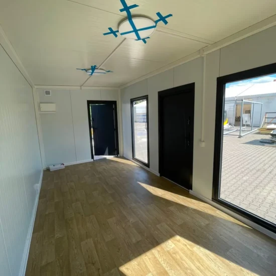 Modulhaus - Bürocontainer 3x6m - TEK17 Isolation - Vollverglast - Klima - Elektro - Hörmann Tür - Neu – Bild 14