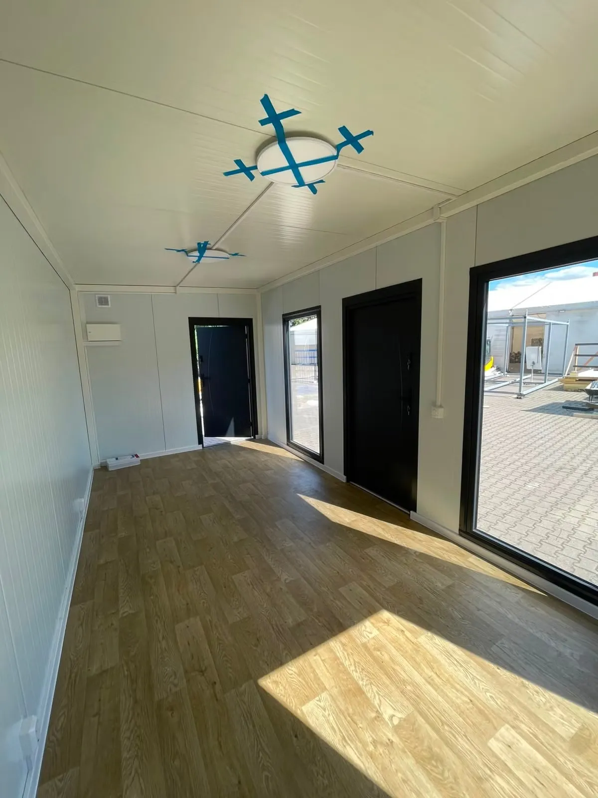 Modulhaus - Bürocontainer 3x6m - TEK17 Isolation - Vollverglast - Klima - Elektro - Hörmann Tür - Neu – Bild 14