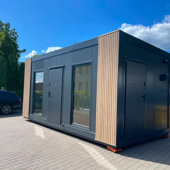 Modulhaus - Bürocontainer 3x6m - TEK17 Isolation - Vollverglast - Klima - Elektro - Hörmann Tür - Neu – Bild 6