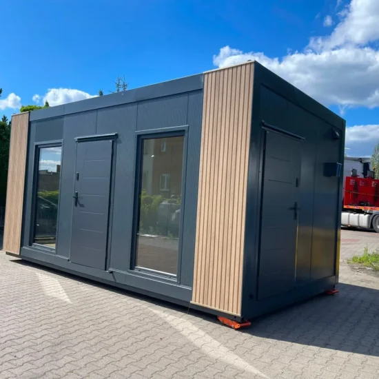 Modulhaus - Bürocontainer 3x6m - TEK17 Isolation - Vollverglast - Klima - Elektro - Hörmann Tür - Neu – Bild 5