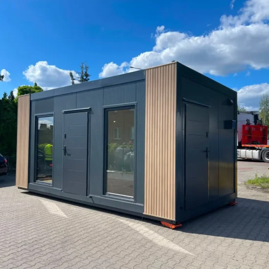 Modulhaus - Bürocontainer 3x6m - TEK17 Isolation - Vollverglast - Klima - Elektro - Hörmann Tür - Neu – Bild 3
