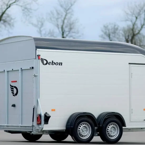 Anhänger Debon Roadster 700 - Vollaluminium-Kofferanhänger mit Auffahrklappe & Seitentür – Bild 1