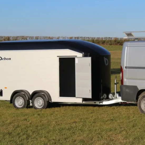 Anhänger Debon Roadster 700 - Vollaluminium-Kofferanhänger mit Auffahrklappe & Seitentür – Bild 4