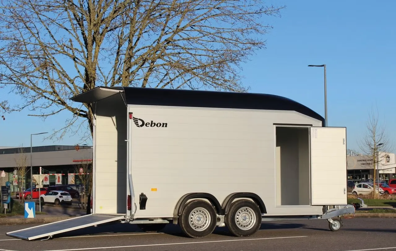 Anhänger Debon Roadster 700 - Vollaluminium-Kofferanhänger mit Auffahrklappe & Seitentür – Bild 7