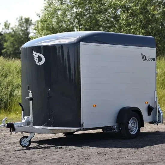 Anhänger Debon Roadster 300 - Kompakter Aluminium-Kofferanhänger – Bild 1