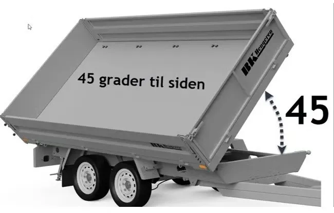 Anhänger BK T 3532B - Profi-Dreiseitenkipper