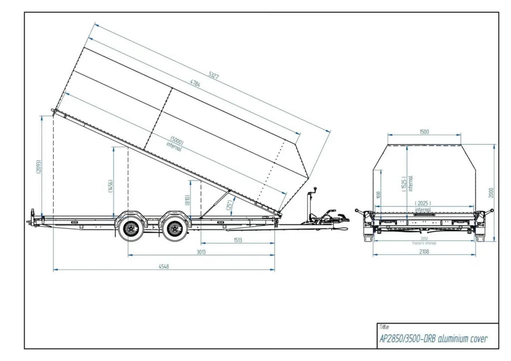 Anhänger Respo 3500V661T251-A (Plattform- & Autotransporter mit Alu-Haube)