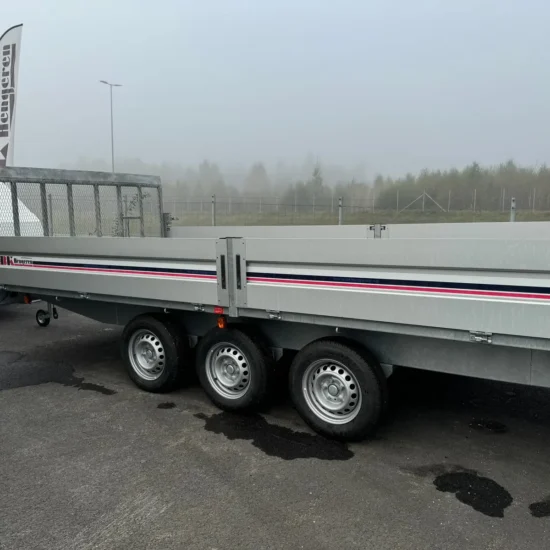 Anhänger BK PHN 3555TTA - Profi-Plateauanhänger / Autotransporter (Tridem) – Bild 1