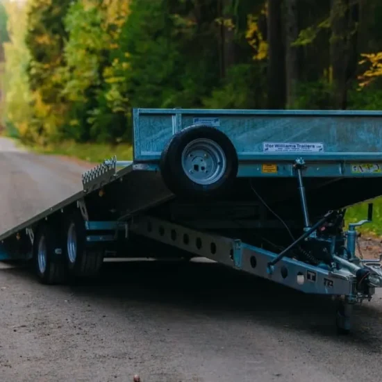 Anhänger Ifor Williams TB4621-352 - Absenkbarer Plattform- & Fahrzeugtransporter – Bild 5