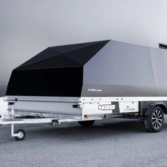 Anhänger 4P Grand Touring 490 TX (North Grade) - Premium-Schneemobil- & Allroundanhänger mit Haube – Bild 6