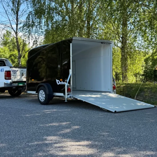 Anhänger Debon Cargo XL (mit Seitentür) - Aerodynamischer Polyester-Kofferanhänger – Bild 8