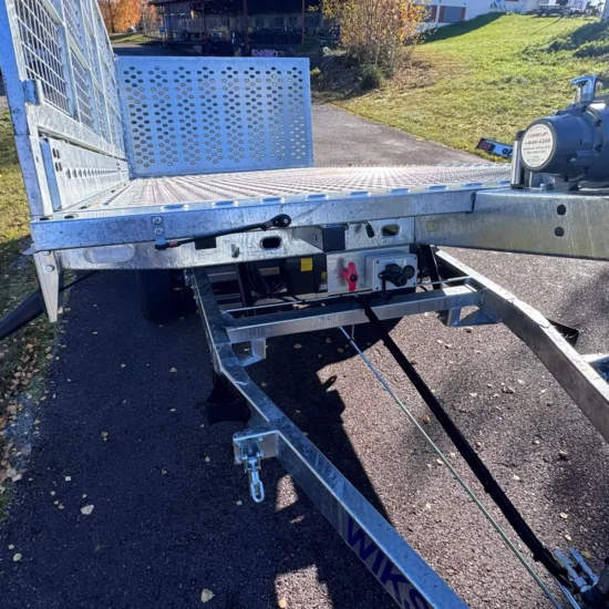 Anhänger Wiks Transformer 35.43 - Hydraulisch ankippbarer, ausklappbarer Multi-Transporter – Bild 4