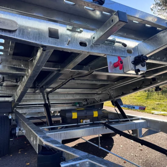 Anhänger Wiks Transformer 35.43 - Hydraulisch ankippbarer, ausklappbarer Multi-Transporter – Bild 5