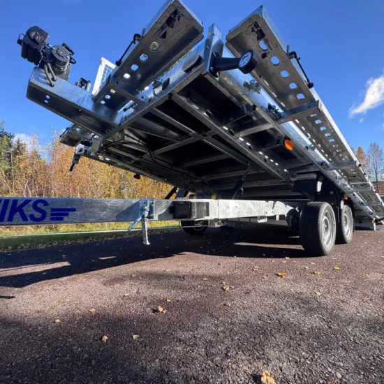 Anhänger Wiks Transformer 35.43 - Hydraulisch ankippbarer, ausklappbarer Multi-Transporter – Bild 6