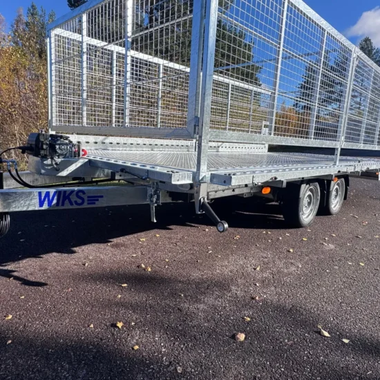 Anhänger Wiks Transformer 35.43 - Hydraulisch ankippbarer, ausklappbarer Multi-Transporter – Bild 2