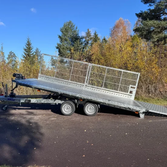 Anhänger Wiks Transformer 35.43 - Hydraulisch ankippbarer, ausklappbarer Multi-Transporter – Bild 7