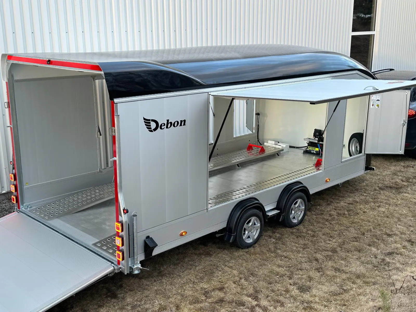 Geschlossener Autotransporter Debon Roadster 2000 (mit Fluggeltüren & Seitentüren) – Bild 6