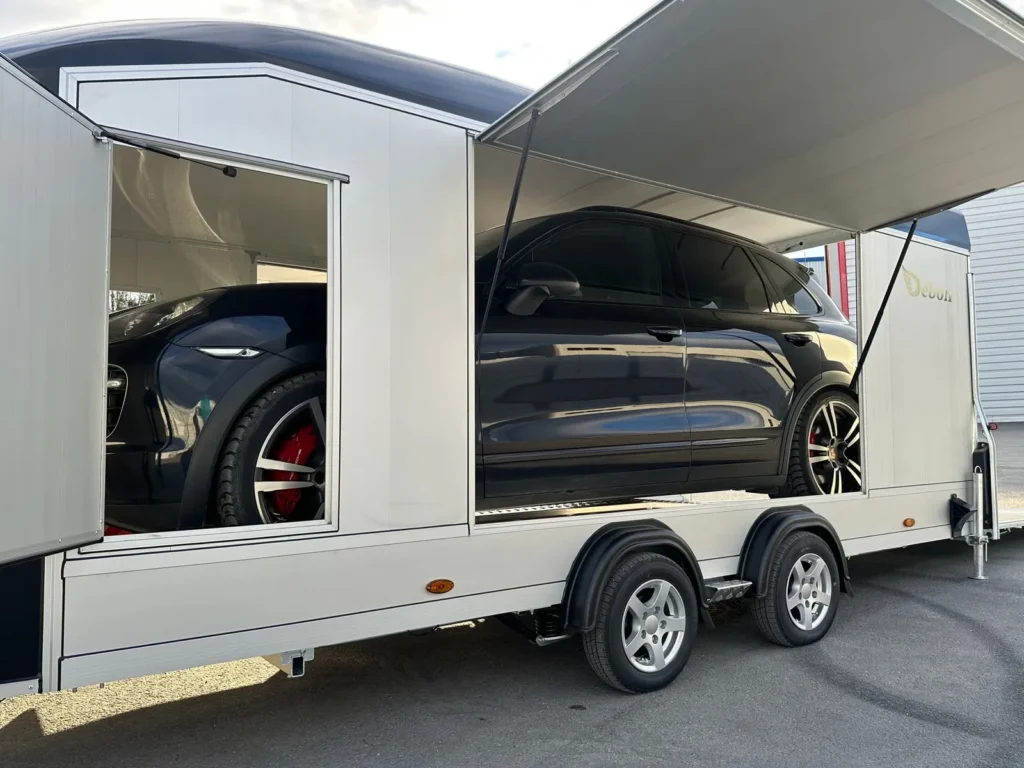 Geschlossener Autotransporter Debon Roadster 2000 (mit Fluggeltüren & Seitentüren)